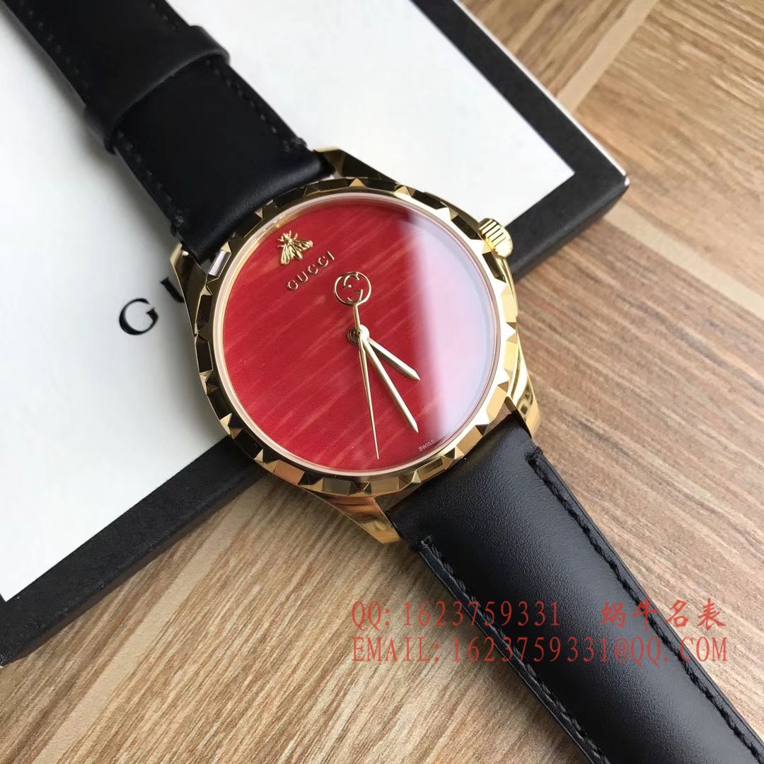 【香港原单 支持专柜验货】古驰Le Marché des Merveilles Gucci小蜜蜂女士石英 wrist watch  / GUCCI 09