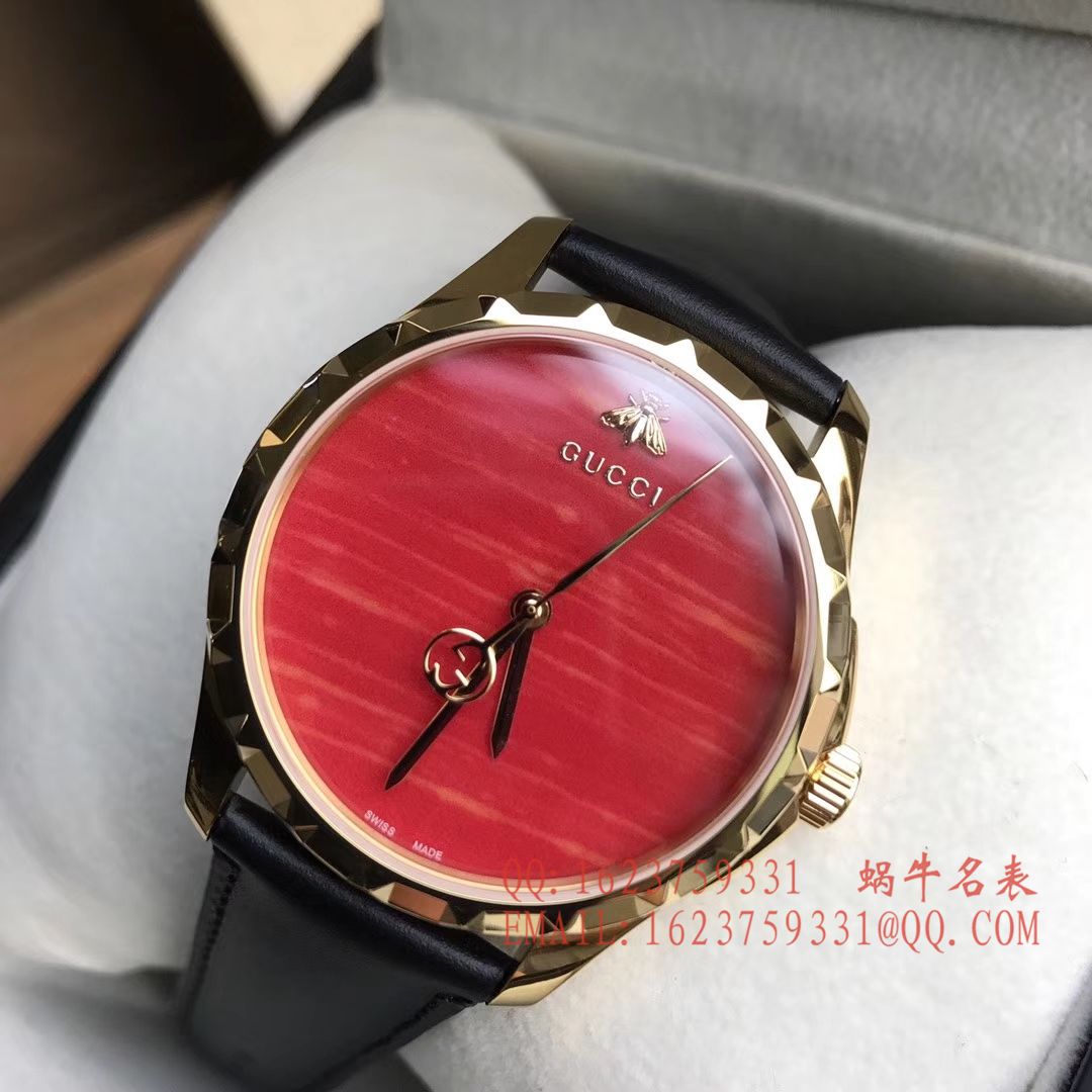 【香港原单 支持专柜验货】古驰Le Marché des Merveilles Gucci小蜜蜂女士石英 wrist watch  / GUCCI 09