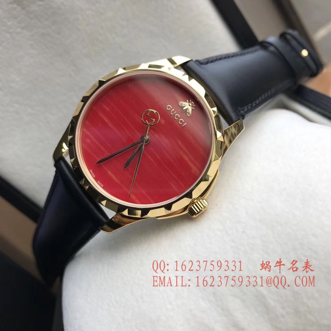【香港原单 支持专柜验货】古驰Le Marché des Merveilles Gucci小蜜蜂女士石英 wrist watch  / GUCCI 09
