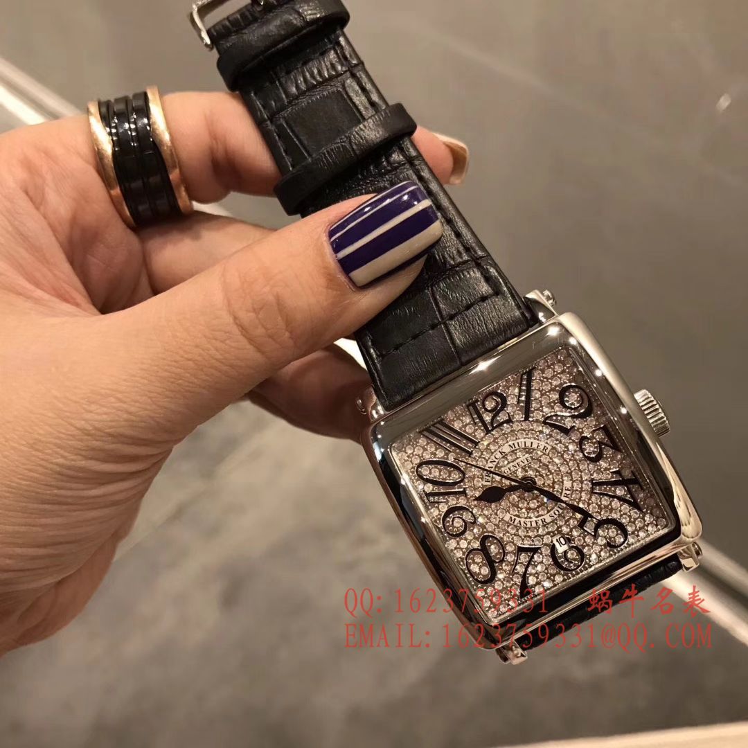 法兰克.穆勒DOUBLE MYSTERY系列42 DM D2R CD 白盘绿色 watchband  女士 wrist watch  / FLBF015