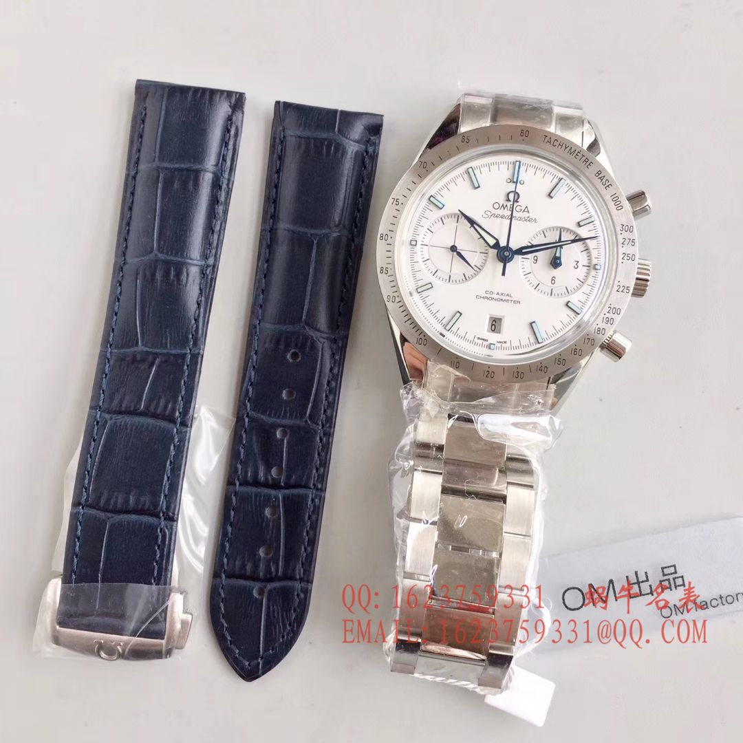 【OM一比一超A高仿手表】OMEGA 超霸'57 wrist watch 系列 331.10.42.51.03.001（57同轴计时表） / M077 .1