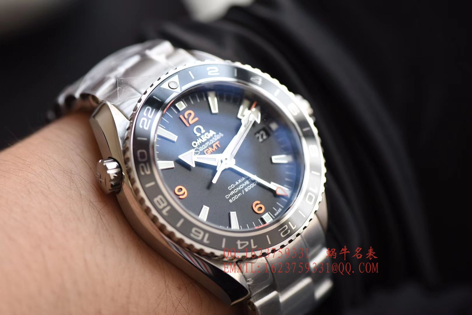 【KW一比一超A高精仿手表】OMEGA Seamaster 海洋宇宙600米 wrist watch 系列232.30.44.22.01.002GMT wrist watch  / M045