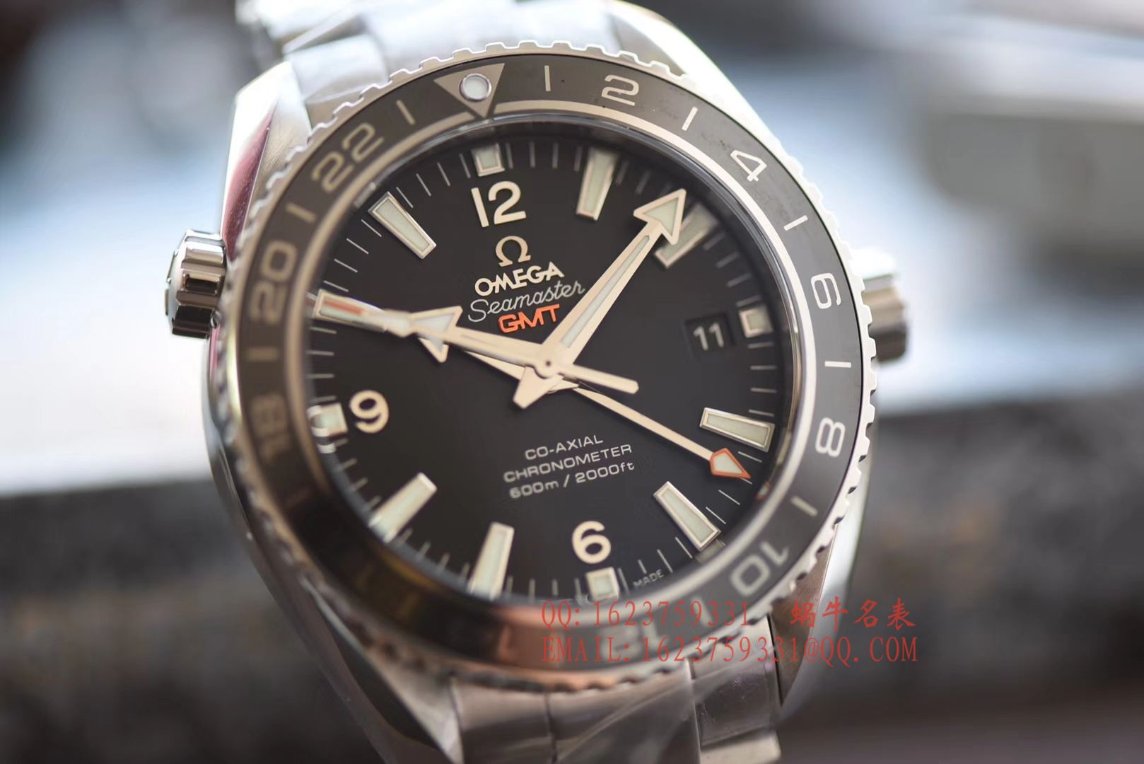 【KW一比一超A高仿手表】OMEGA  Seamaster 海洋宇宙600米232.30.44.22.01.001 GMT双时区 wrist watch  / M046