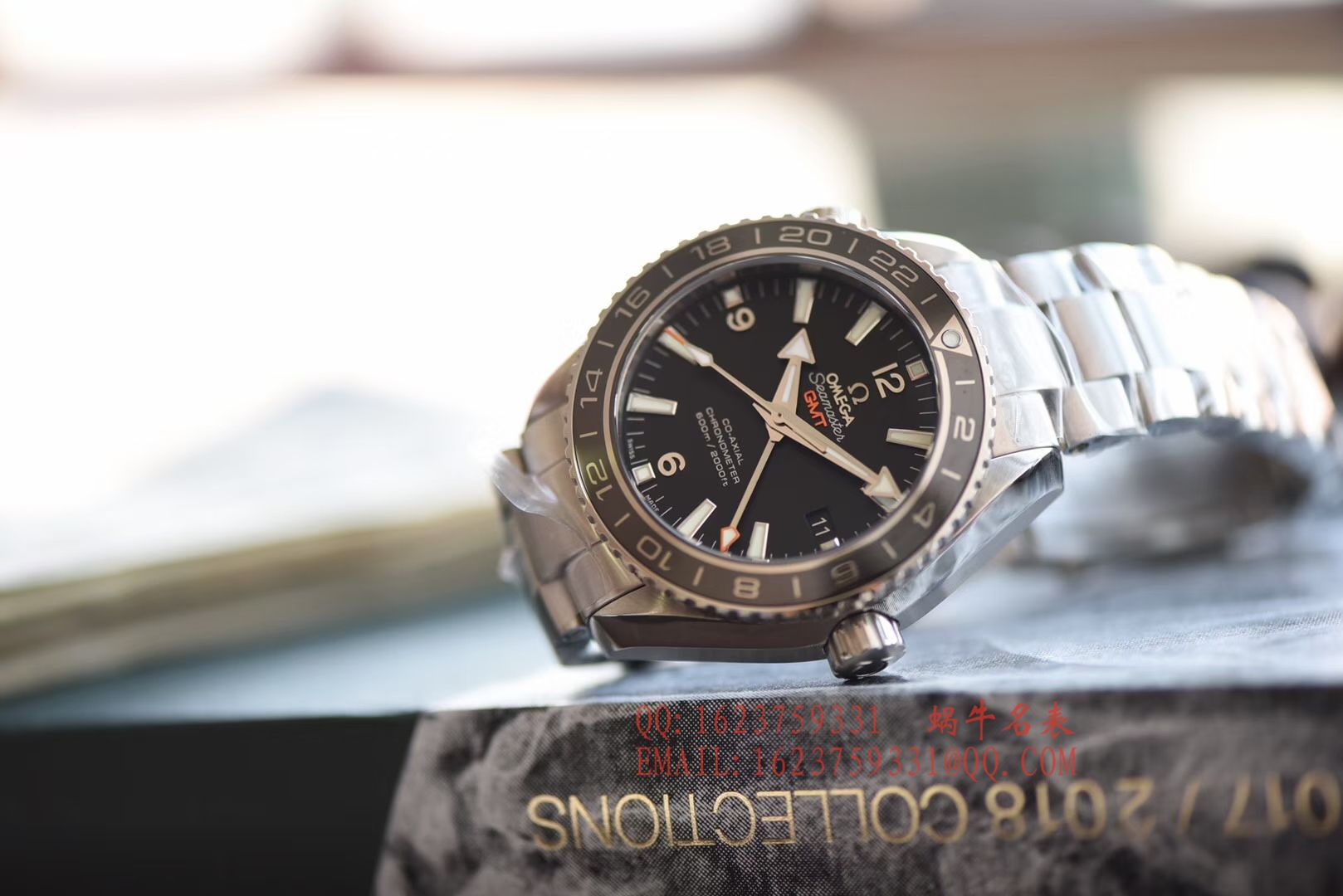 【KW一比一超A高仿手表】OMEGA  Seamaster 海洋宇宙600米232.30.44.22.01.001 GMT双时区 wrist watch  / M046