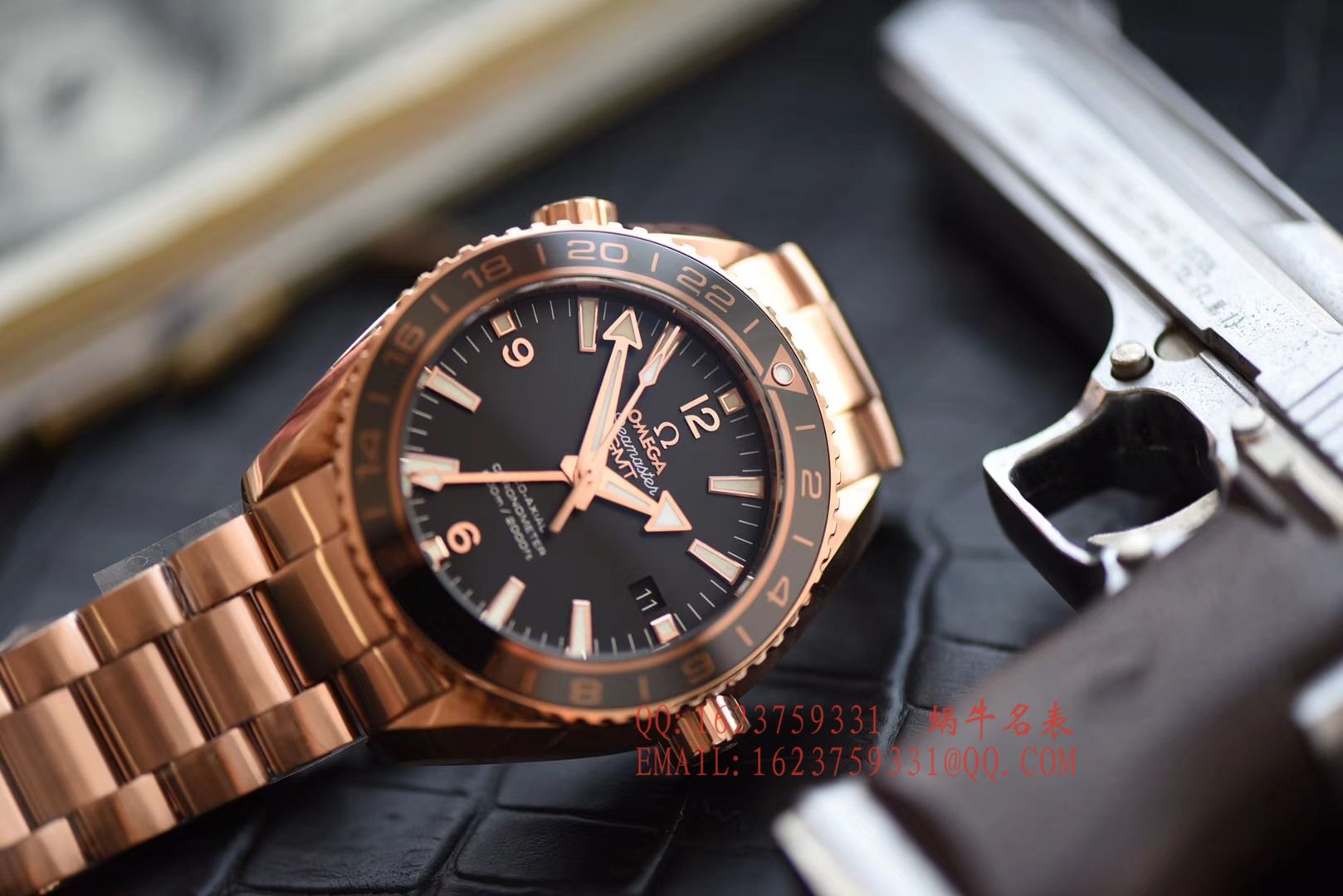 【KW一比一超A高仿手表】OMEGA Seamaster  海洋宇宙600米系列 232.63.44.22.01.001GMT wrist watch  / MAI313