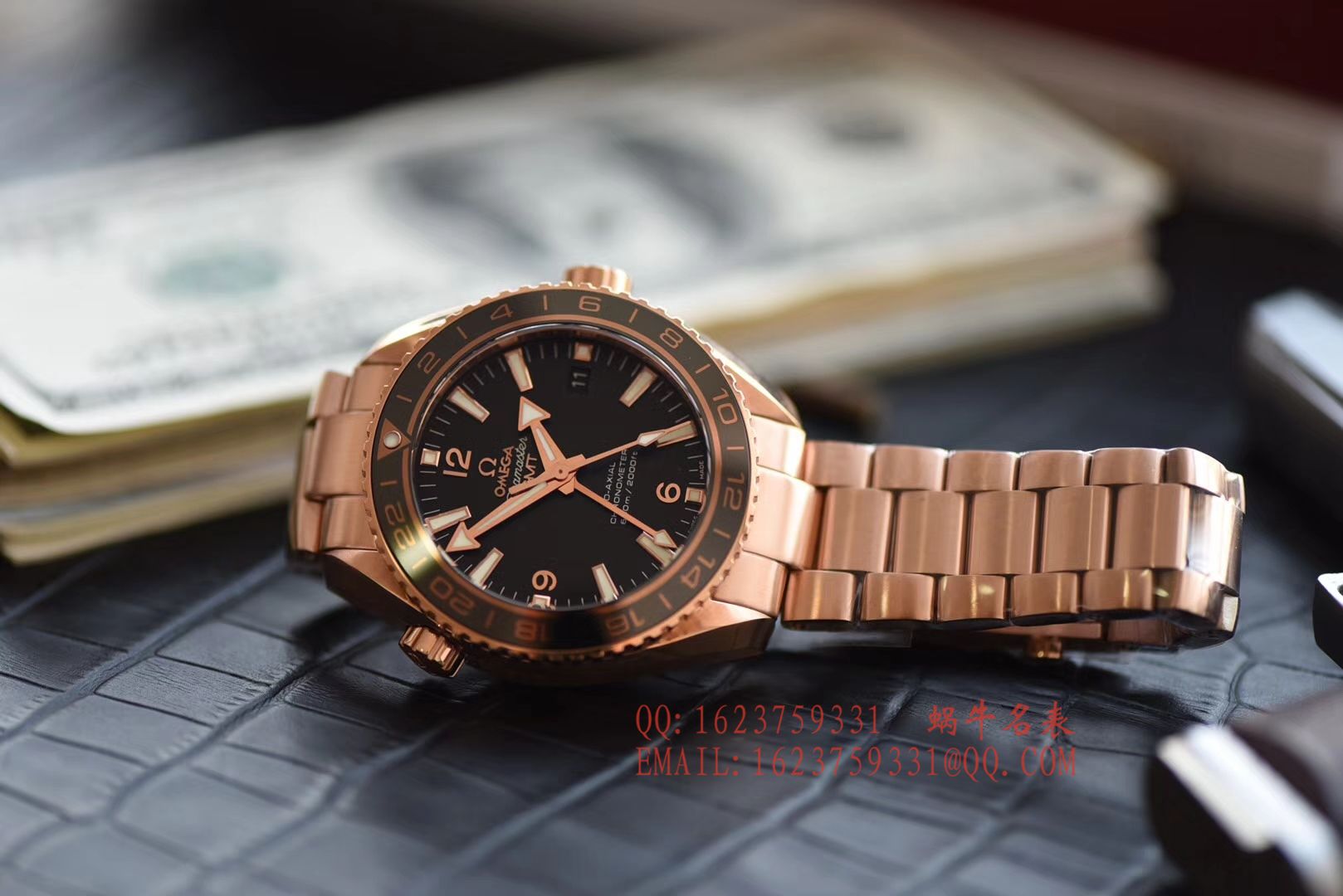 【KW一比一超A高仿手表】OMEGA Seamaster  海洋宇宙600米系列 232.63.44.22.01.001GMT wrist watch  / MAI313