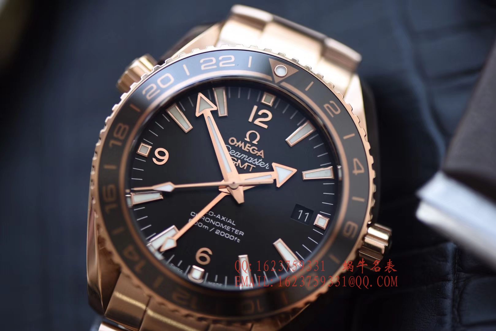 【KW一比一超A高仿手表】OMEGA Seamaster  海洋宇宙600米系列 232.63.44.22.01.001GMT wrist watch  / MAI313