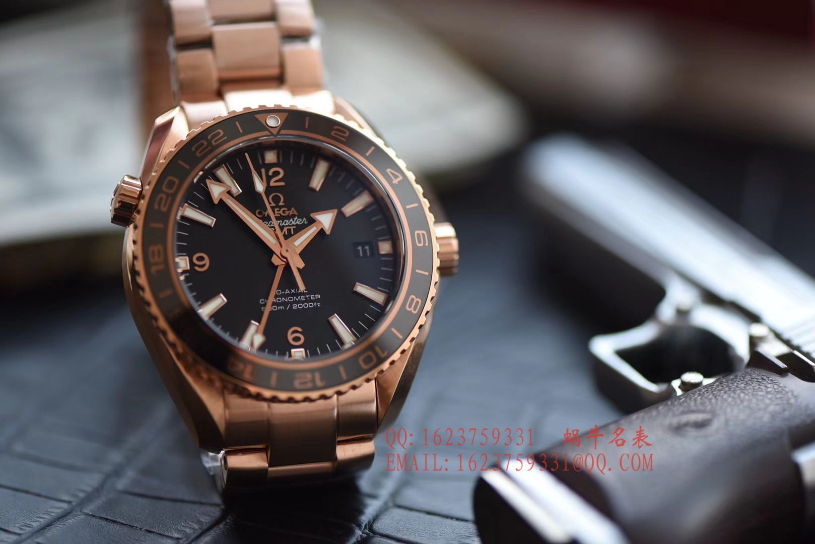 【KW一比一超A高仿手表】OMEGA Seamaster  海洋宇宙600米系列 232.63.44.22.01.001GMT wrist watch  / MAI313
