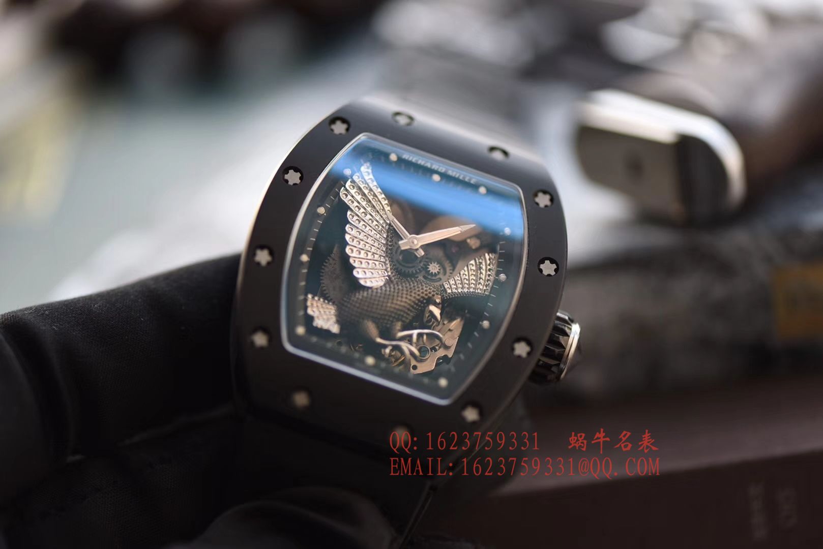 【独家 Video analysis KV一比一超A精仿手表】RICHARD MILLE RICHARD MILLE男士系列RM023-02立体鹰雕图案 wrist watch  / RM 023-2