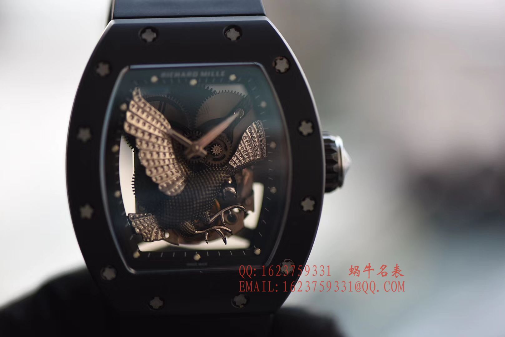 【独家 Video analysis KV一比一超A精仿手表】RICHARD MILLE RICHARD MILLE男士系列RM023-02立体鹰雕图案 wrist watch  / RM 023-2