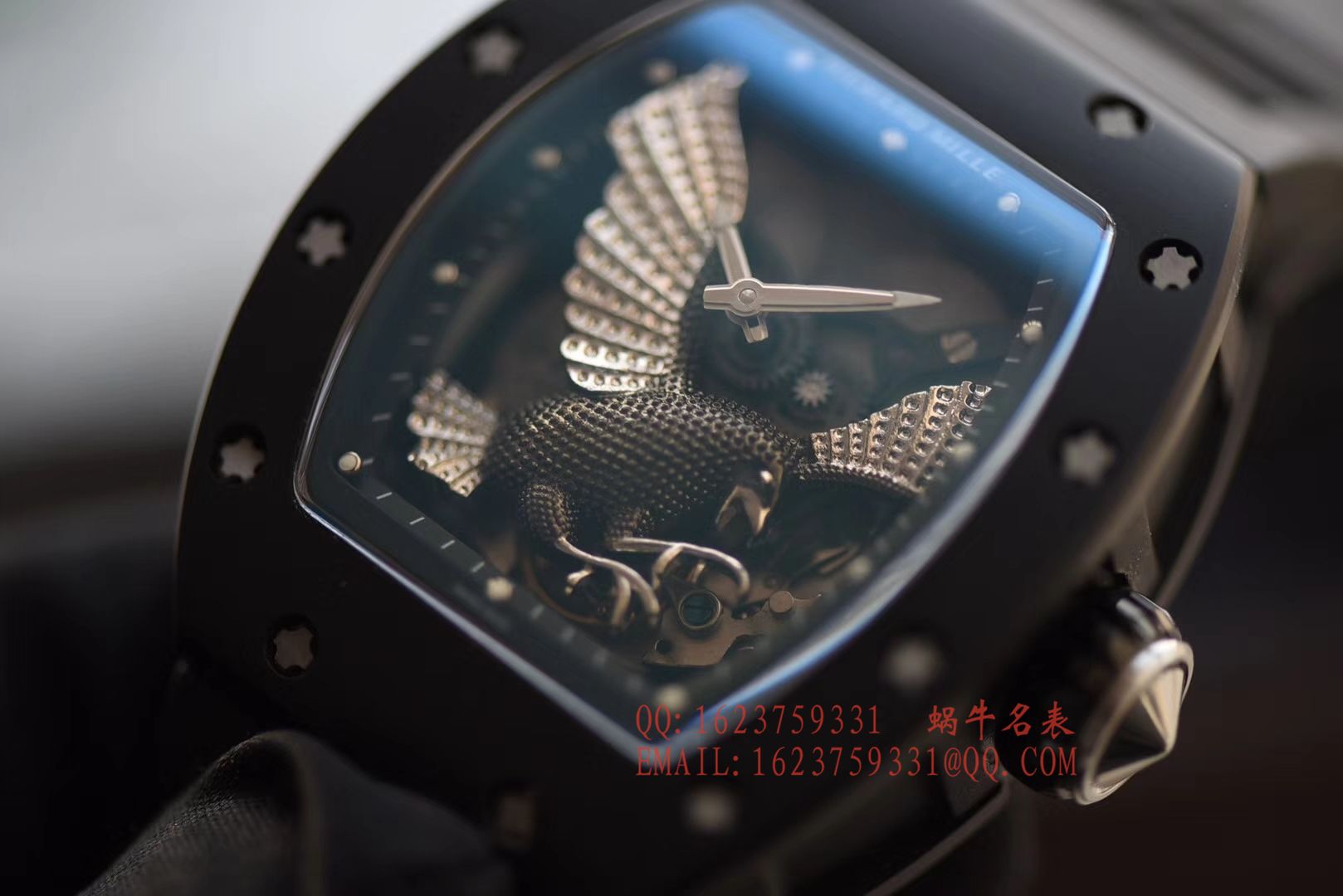 【独家 Video analysis KV一比一超A精仿手表】RICHARD MILLE RICHARD MILLE男士系列RM023-02立体鹰雕图案 wrist watch  / RM 023-2