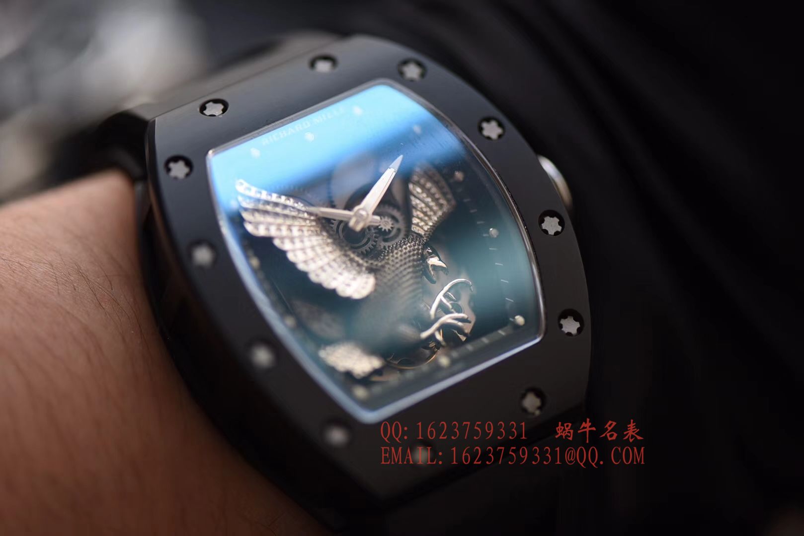 【独家 Video analysis KV一比一超A精仿手表】RICHARD MILLE RICHARD MILLE男士系列RM023-02立体鹰雕图案 wrist watch  / RM 023-2