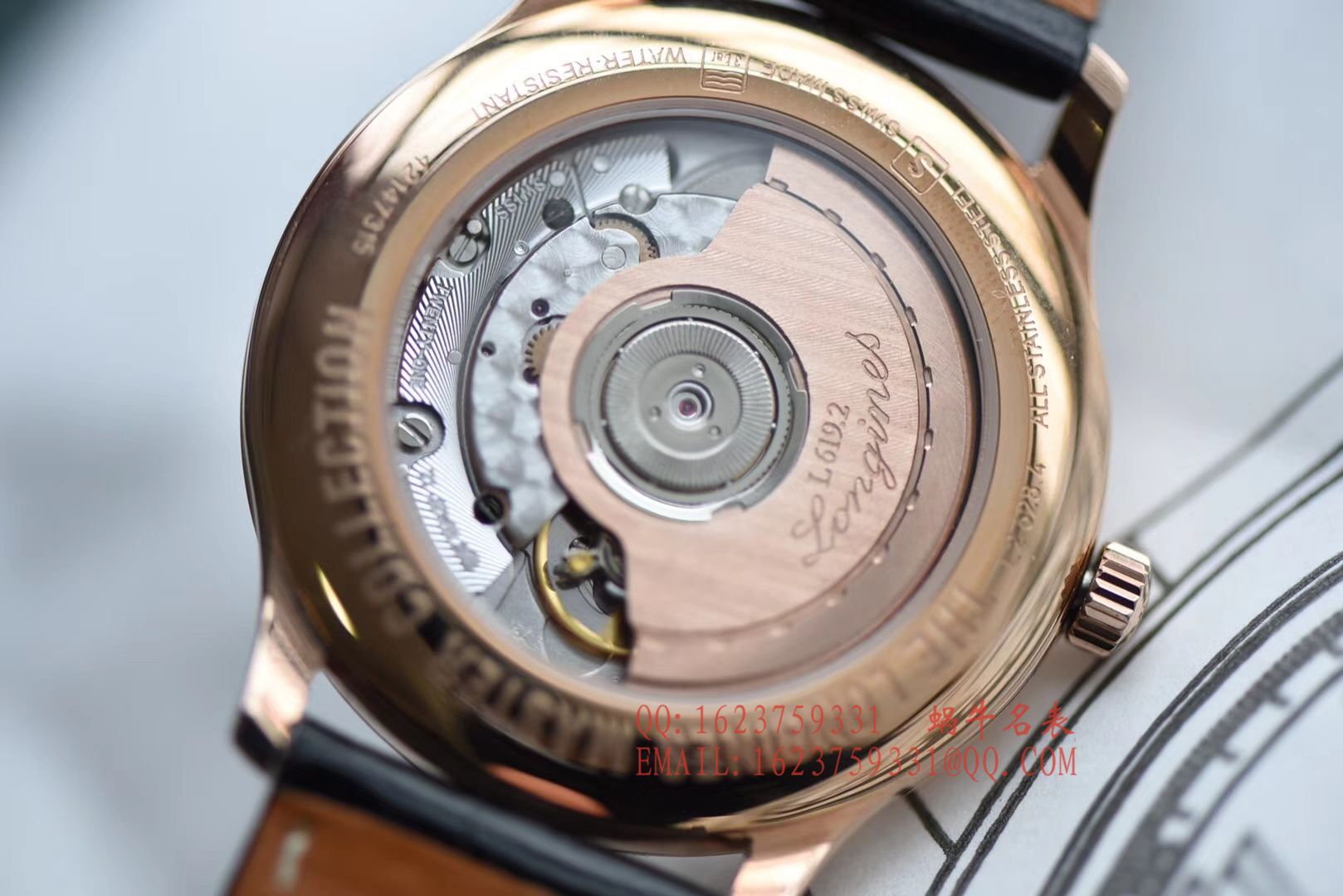【独家 Video analysis KZ一比一超A高仿手表】 Longines 名匠系列L2.628.6.78.3玫瑰金 wrist watch  / L095