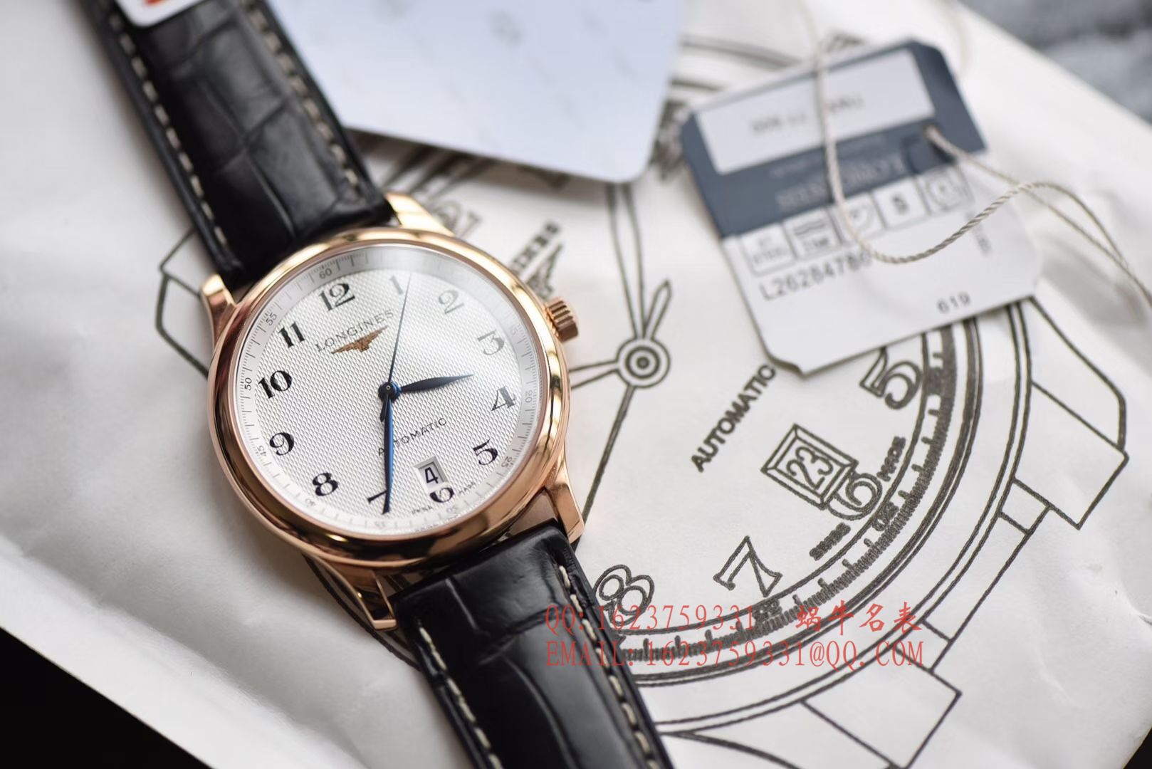 【独家 Video analysis KZ一比一超A高仿手表】 Longines 名匠系列L2.628.6.78.3玫瑰金 wrist watch  / L095