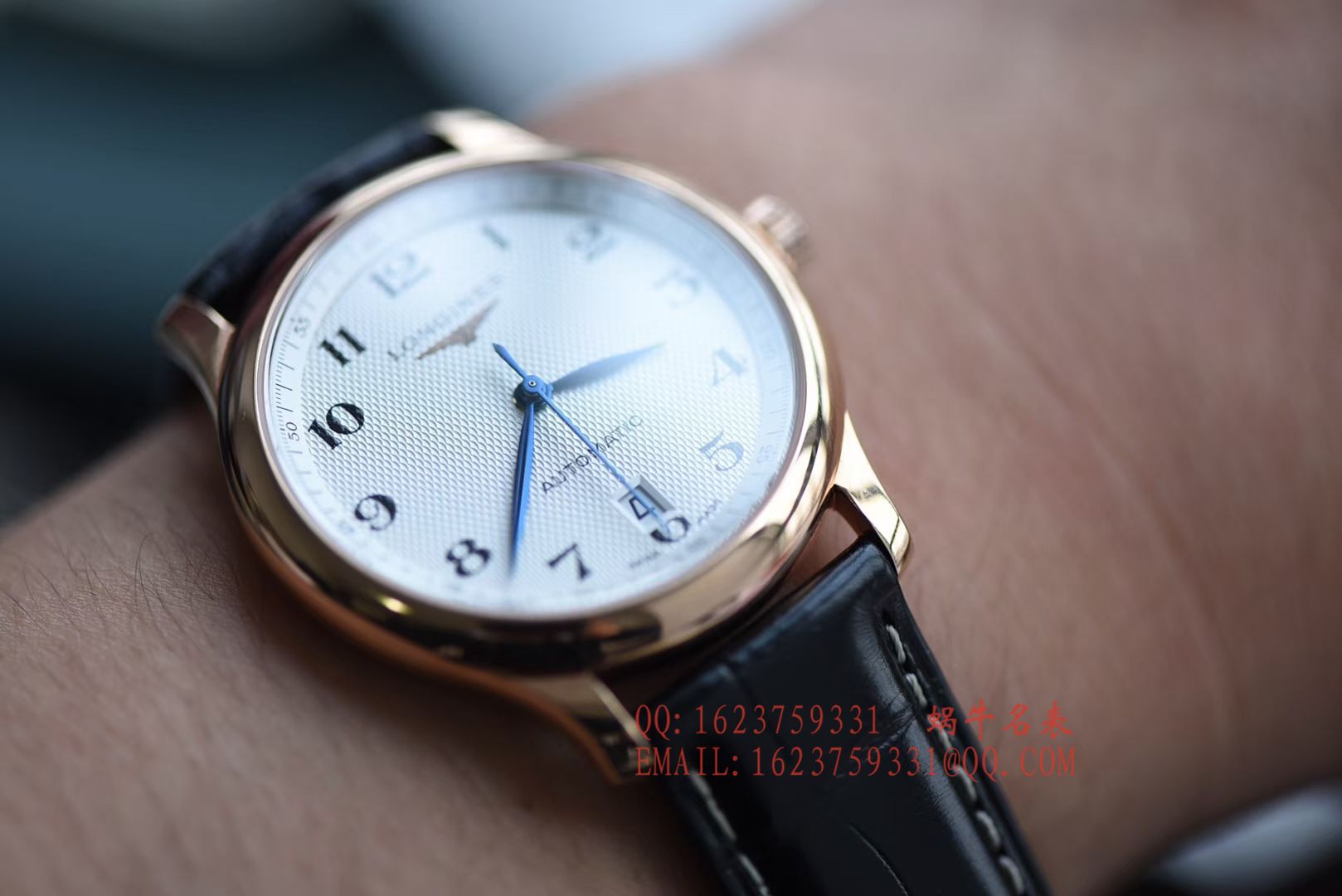 【独家 Video analysis KZ一比一超A高仿手表】 Longines 名匠系列L2.628.6.78.3玫瑰金 wrist watch  / L095
