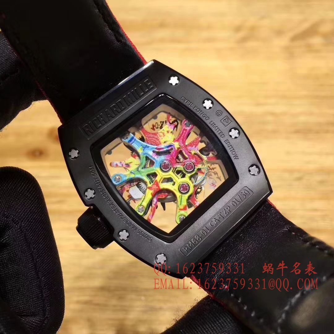 【RM一比一超A高仿手表】； RICHARD MILLE RICHARD MILLE男士系列RM 68-01 KONGO wrist watch  / RMBC 68-01 