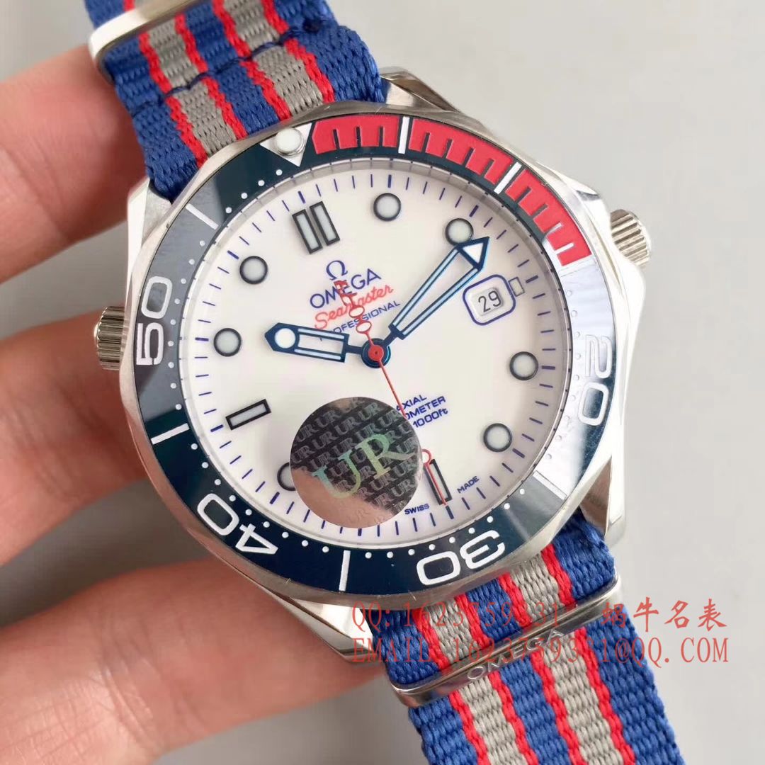 【UR一比一超A高仿手表】OMEGA Seamaster 系列2210.50.00、212.62.41.20.04.001英国皇家海军指挥官限量版 wrist watch  / M277