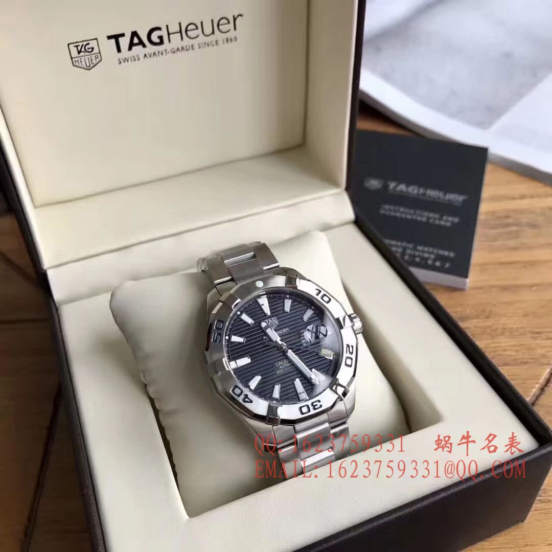 【原单正品】 TAG Heuer 竞潜系列WAY2013.BA0927 、 WAY2010.BA0927《黑面》、WAY2012.BA0927《蓝面》 wrist watch  / TG054