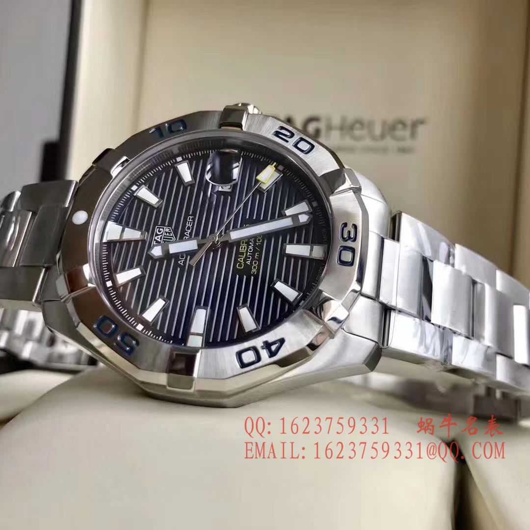 【原单正品】 TAG Heuer 竞潜系列WAY2013.BA0927 、 WAY2010.BA0927《黑面》、WAY2012.BA0927《蓝面》 wrist watch  / TG054