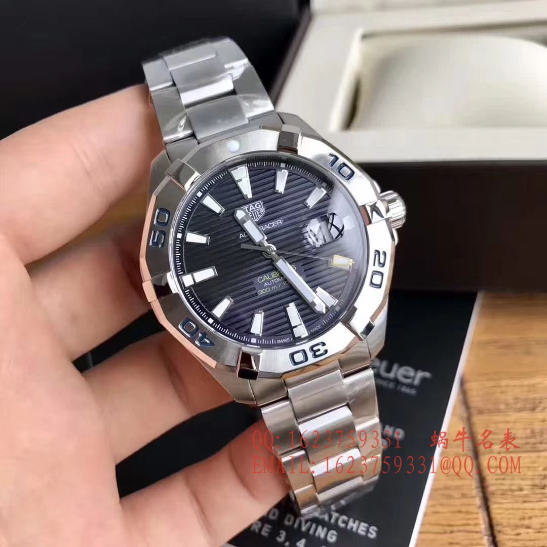 【原单正品】 TAG Heuer 竞潜系列WAY2013.BA0927 、 WAY2010.BA0927《黑面》、WAY2012.BA0927《蓝面》 wrist watch  / TG054