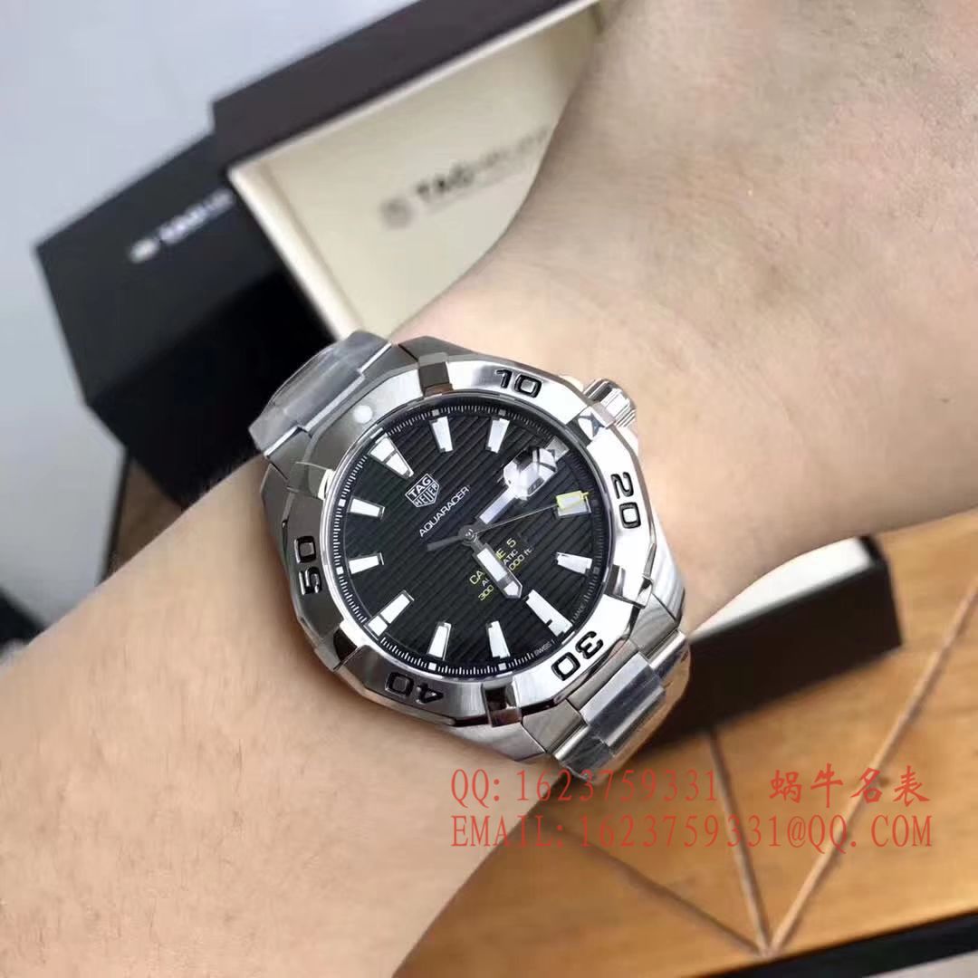 【原单正品】 TAG Heuer 竞潜系列WAY2013.BA0927 、 WAY2010.BA0927《黑面》、WAY2012.BA0927《蓝面》 wrist watch  / TG054