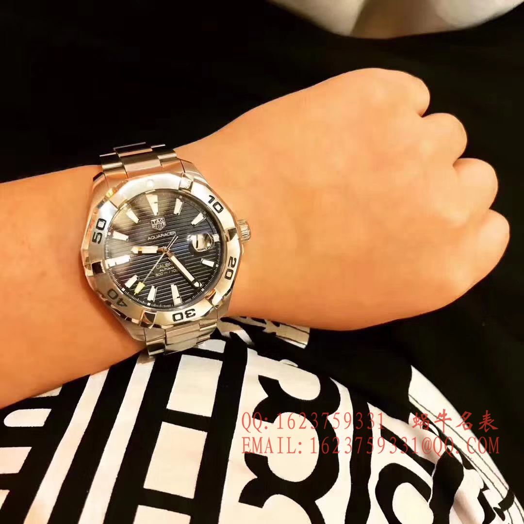 【原单正品】 TAG Heuer 竞潜系列WAY2013.BA0927 、 WAY2010.BA0927《黑面》、WAY2012.BA0927《蓝面》 wrist watch  / TG054
