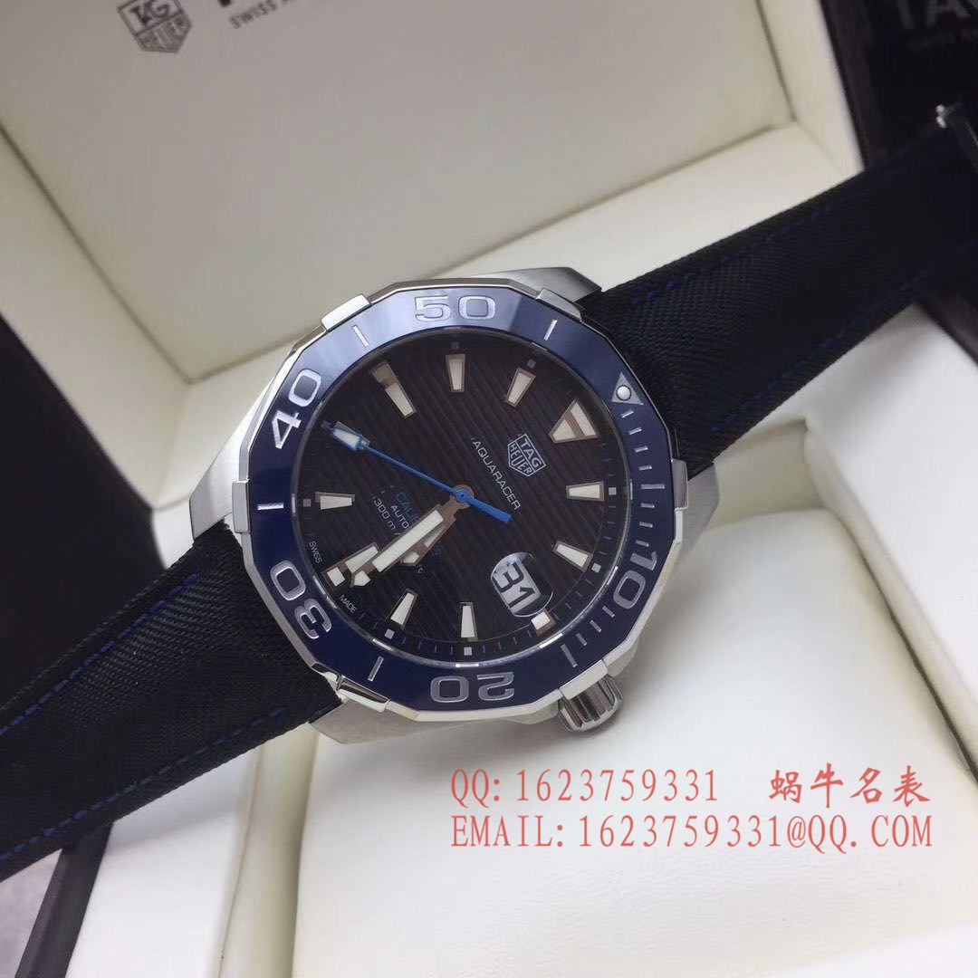 【原单正品】 TAG Heuer 竞潜系列WAY2013.BA0927 、 WAY2010.BA0927《黑面》、WAY2012.BA0927《蓝面》 wrist watch  / TG054