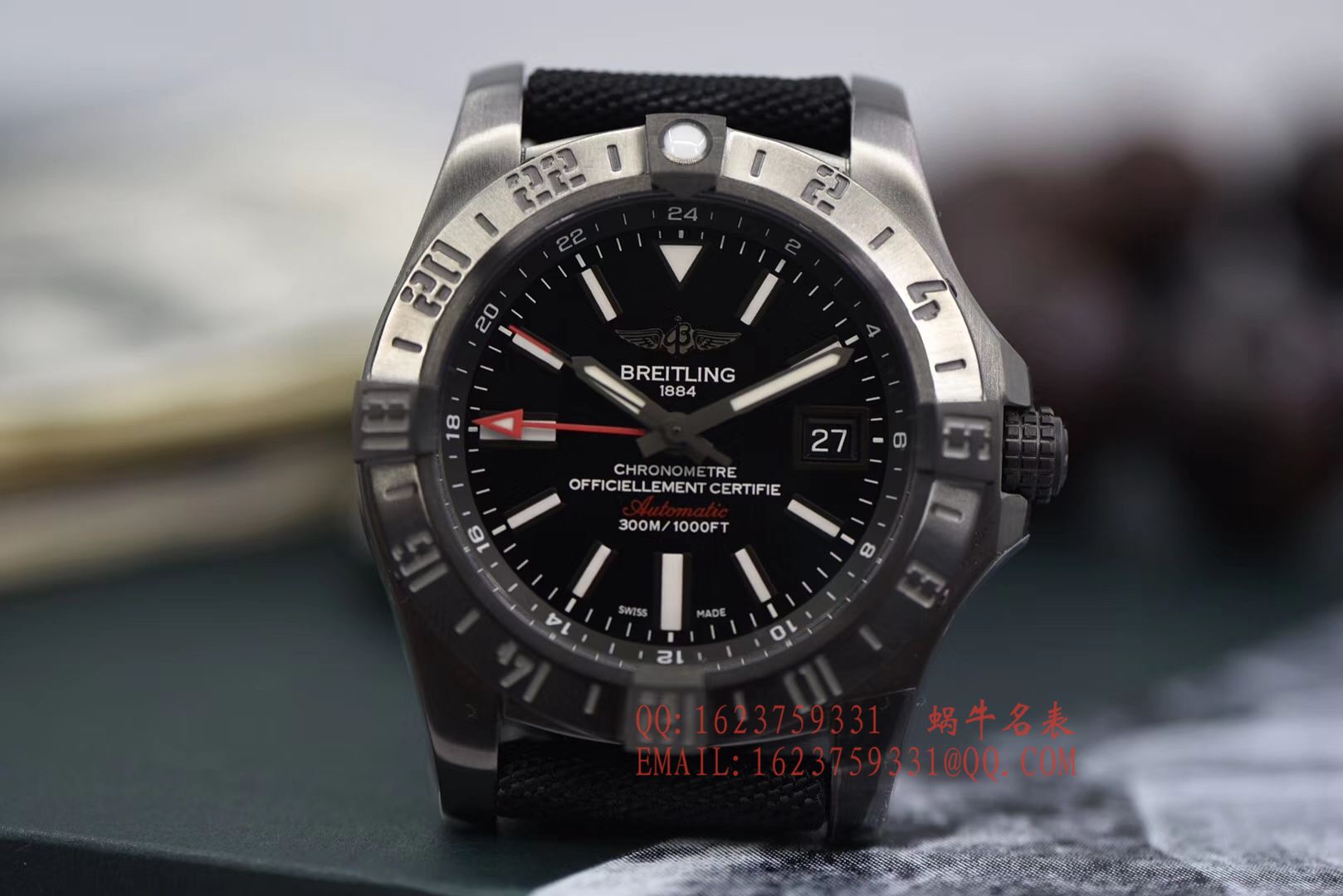 【独家 Video analysis GF Factory 一比一超A高精仿手表】 Breitling 复仇者系列A3239011|BC35|152S|A20S.1复仇者二代GMT wrist watch  / BLBA075