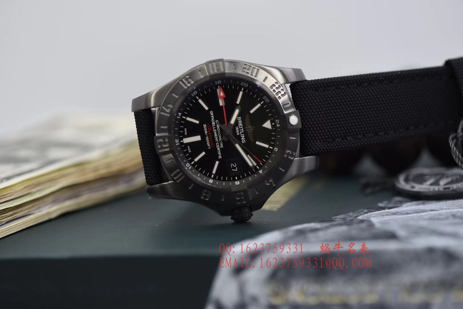 【独家 Video analysis GF Factory 一比一超A高精仿手表】 Breitling 复仇者系列A3239011|BC35|152S|A20S.1复仇者二代GMT wrist watch  / BLBA075