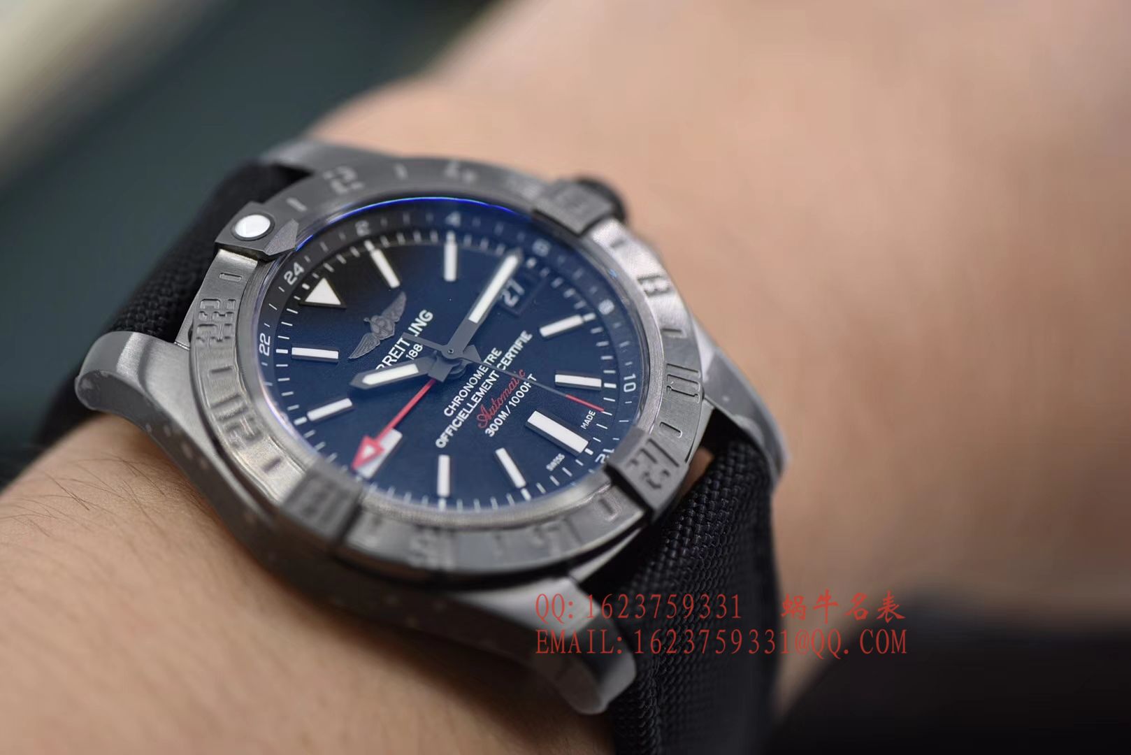 【独家 Video analysis GF Factory 一比一超A高精仿手表】 Breitling 复仇者系列A3239011|BC35|152S|A20S.1复仇者二代GMT wrist watch  / BLBA075