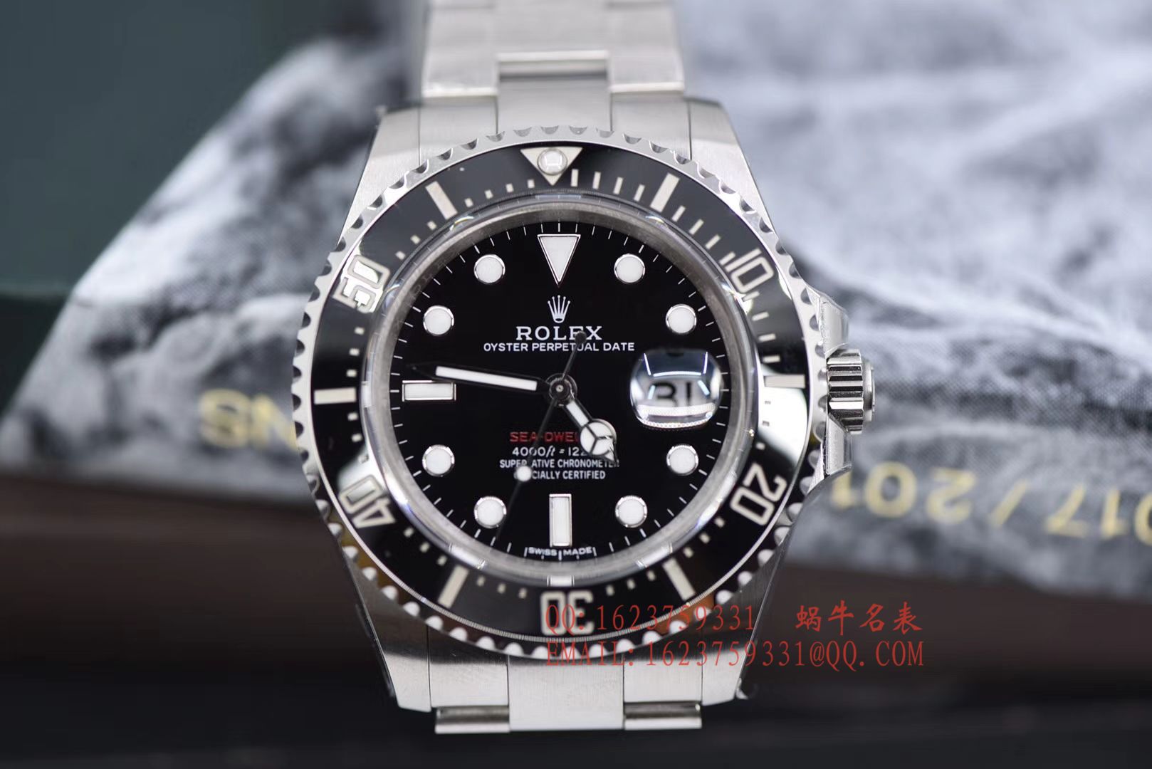 【独家 Video analysis VR一比一超A高仿手表】 Rolex ROLEX海使型系列Rolex Sea-Dweller 50周年【单红】126600 wrist watch  / RBF193