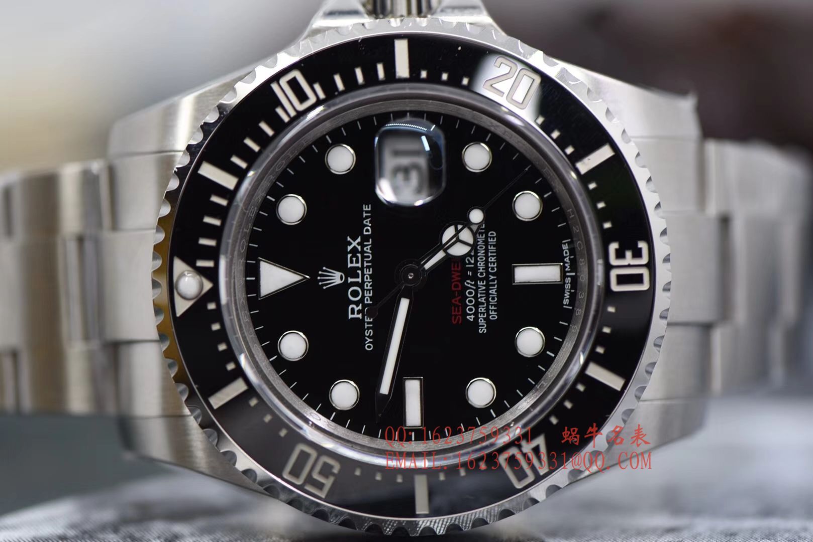 【独家 Video analysis VR一比一超A高仿手表】 Rolex ROLEX海使型系列Rolex Sea-Dweller 50周年【单红】126600 wrist watch  / RBF193