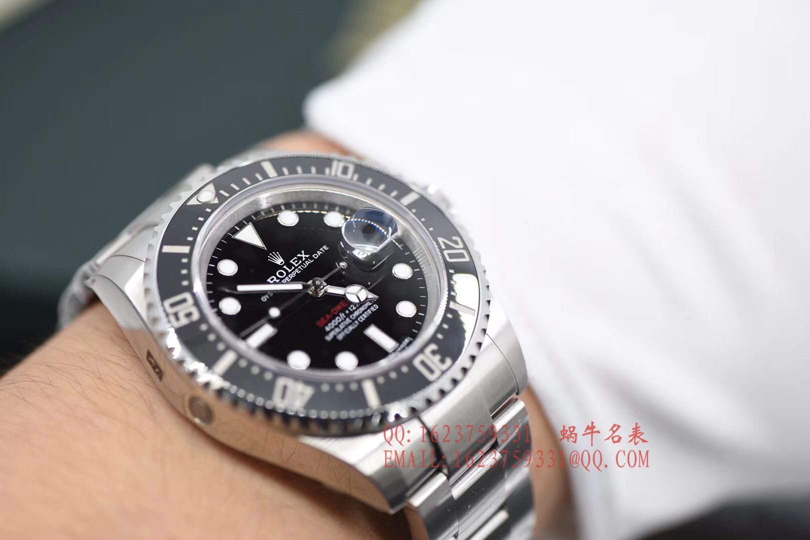 【独家 Video analysis VR一比一超A高仿手表】 Rolex ROLEX海使型系列Rolex Sea-Dweller 50周年【单红】126600 wrist watch  / RBF193