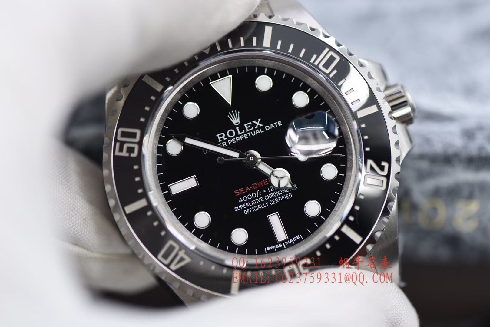【独家 Video analysis VR一比一超A高仿手表】 Rolex ROLEX海使型系列Rolex Sea-Dweller 50周年【单红】126600 wrist watch  / RBF193