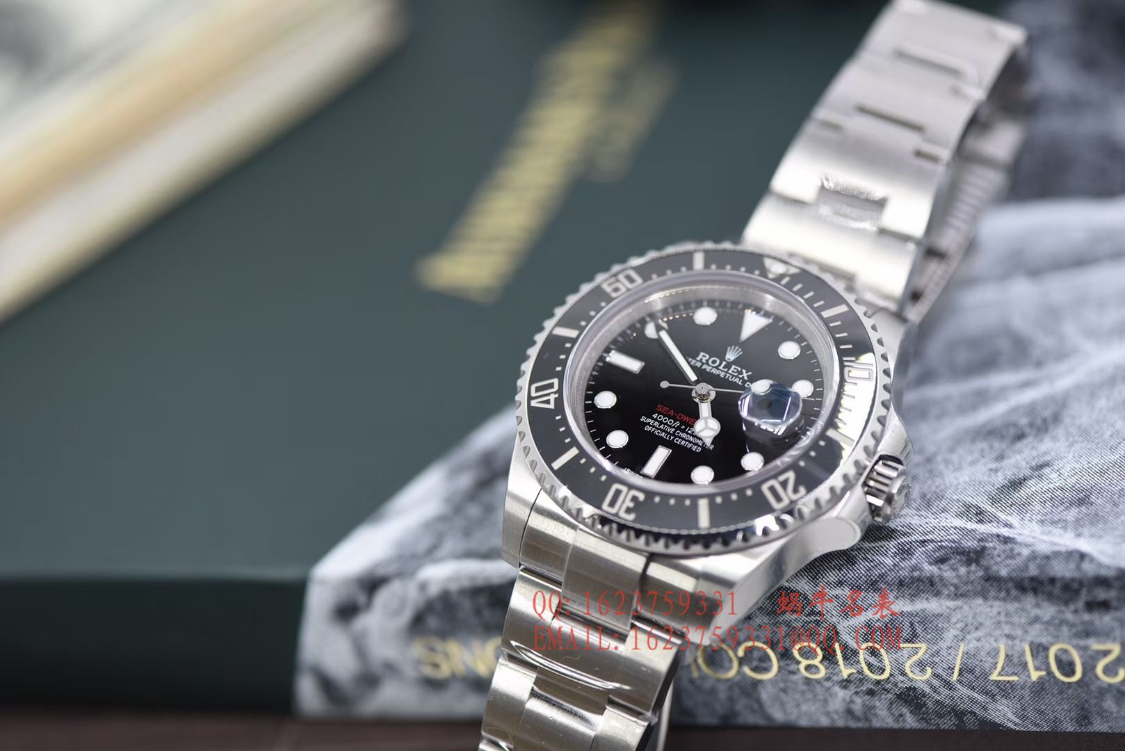 【独家 Video analysis VR一比一超A高仿手表】 Rolex ROLEX海使型系列Rolex Sea-Dweller 50周年【单红】126600 wrist watch  / RBF193