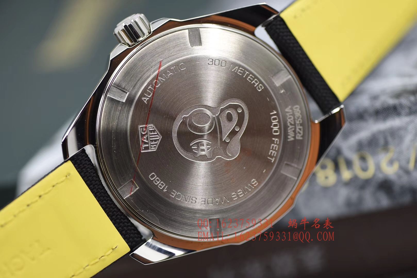 【原单正品、专柜验货】李易峰同款 TAG Heuer 竞潜300M wrist watch 系列系列WAY201A.FT6069 wrist watch  / TG057