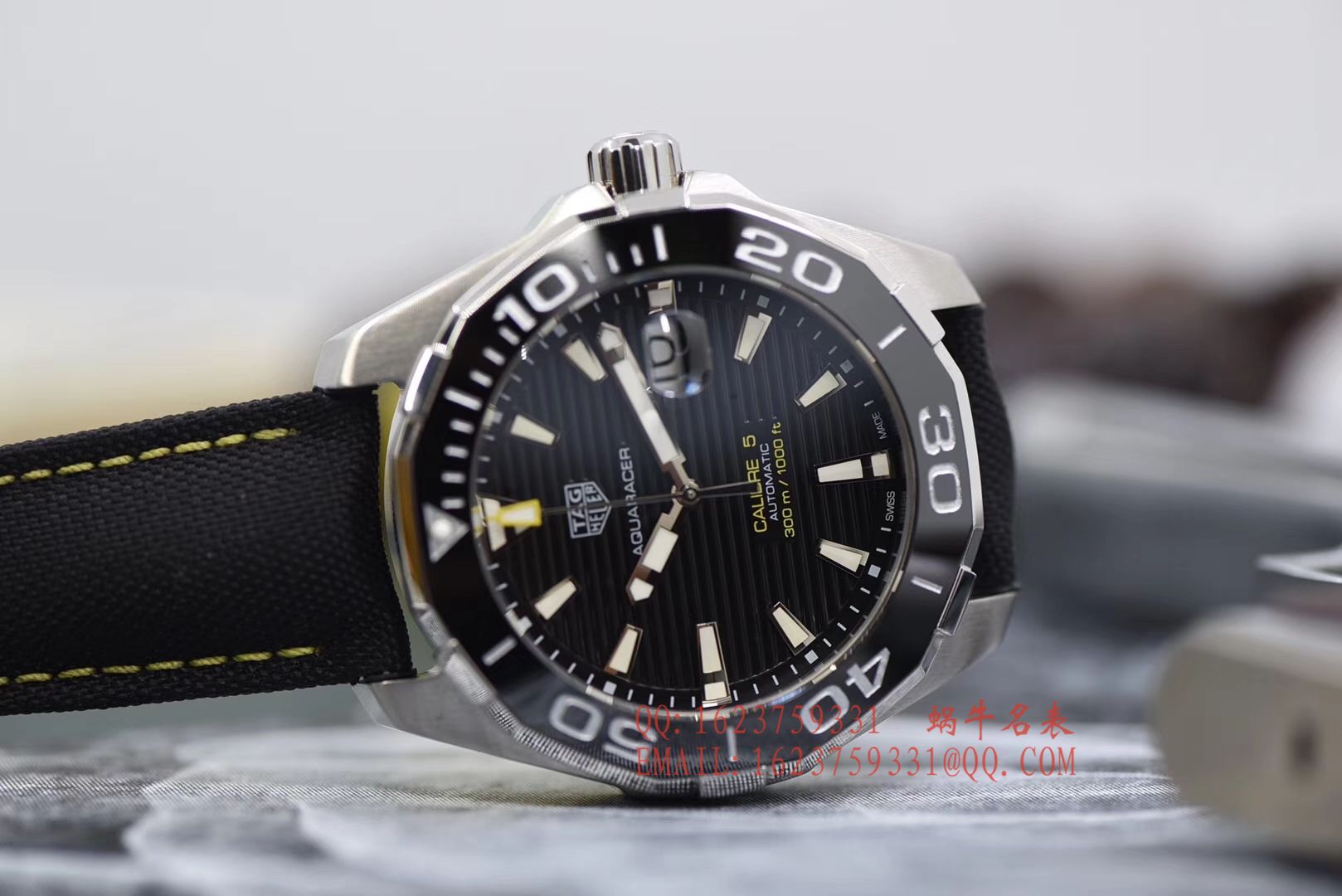 【原单正品、专柜验货】李易峰同款 TAG Heuer 竞潜300M wrist watch 系列系列WAY201A.FT6069 wrist watch  / TG057