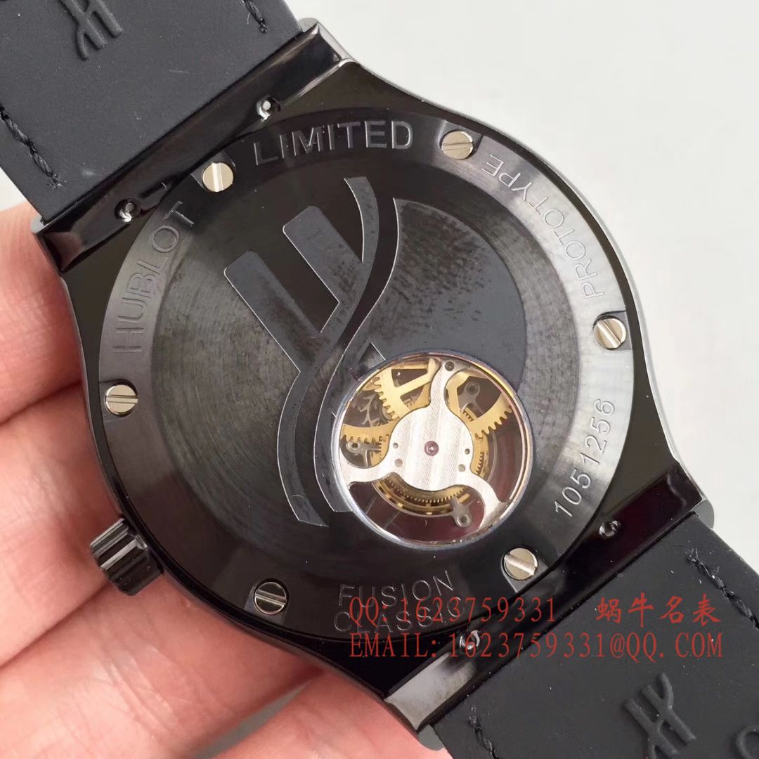 【TF一比一超A高仿手表】 hublot 经典融合系列 505.CS.1270.VR Tourbillon  wrist watch  / YB052