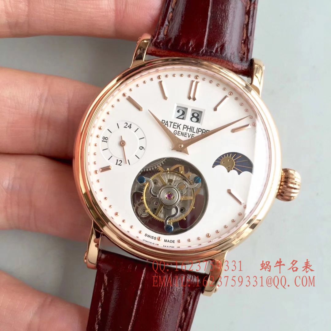 【BM一比一超A高仿手表】 PATEK PHILIPPE 大日历月相 Tourbillon  wrist watch  / BD144