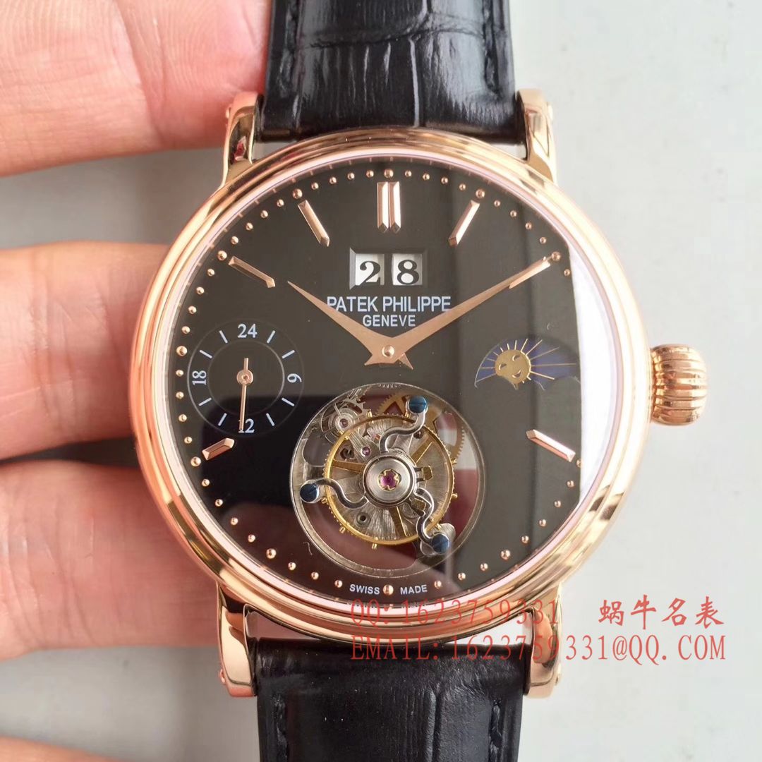 【BM一比一超A高仿手表】 PATEK PHILIPPE 大日历月相 Tourbillon  wrist watch  / BD144