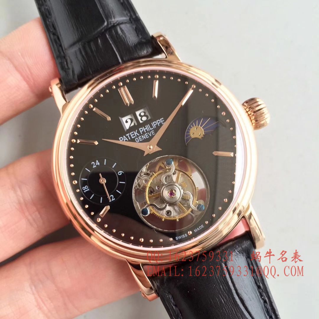 【BM一比一超A高仿手表】 PATEK PHILIPPE 大日历月相 Tourbillon  wrist watch  / BD144