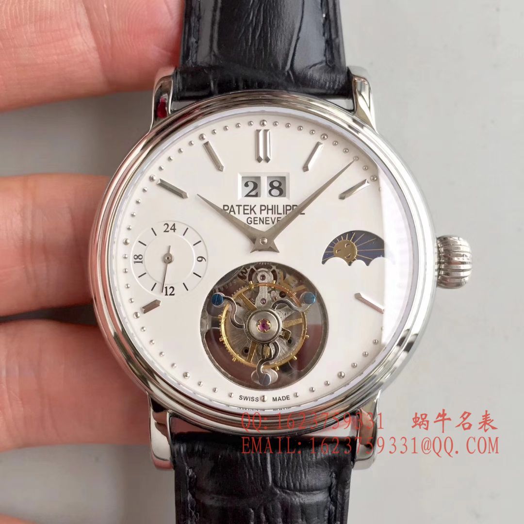 【BM一比一超A高仿手表】 PATEK PHILIPPE 大日历月相 Tourbillon  wrist watch  / BD144