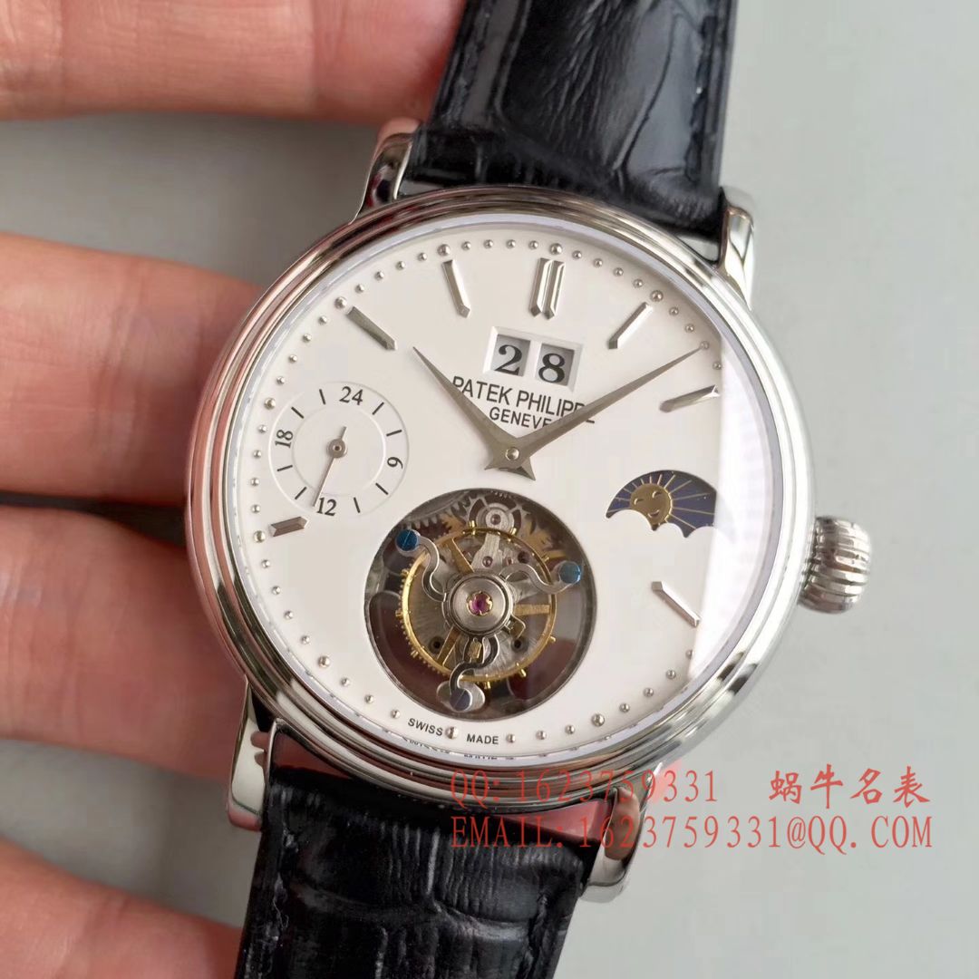 【BM一比一超A高仿手表】 PATEK PHILIPPE 大日历月相 Tourbillon  wrist watch  / BD144