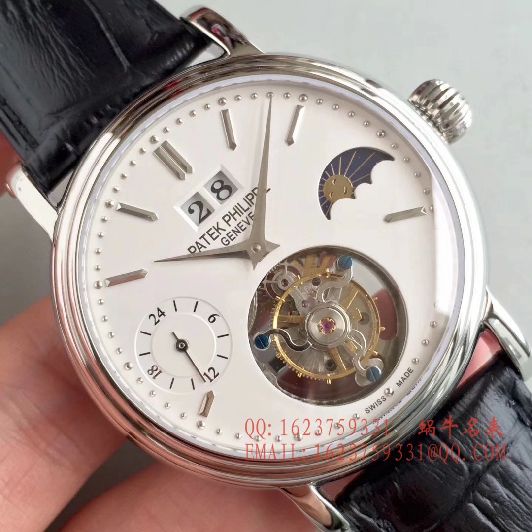 【BM一比一超A高仿手表】 PATEK PHILIPPE 大日历月相 Tourbillon  wrist watch  / BD144
