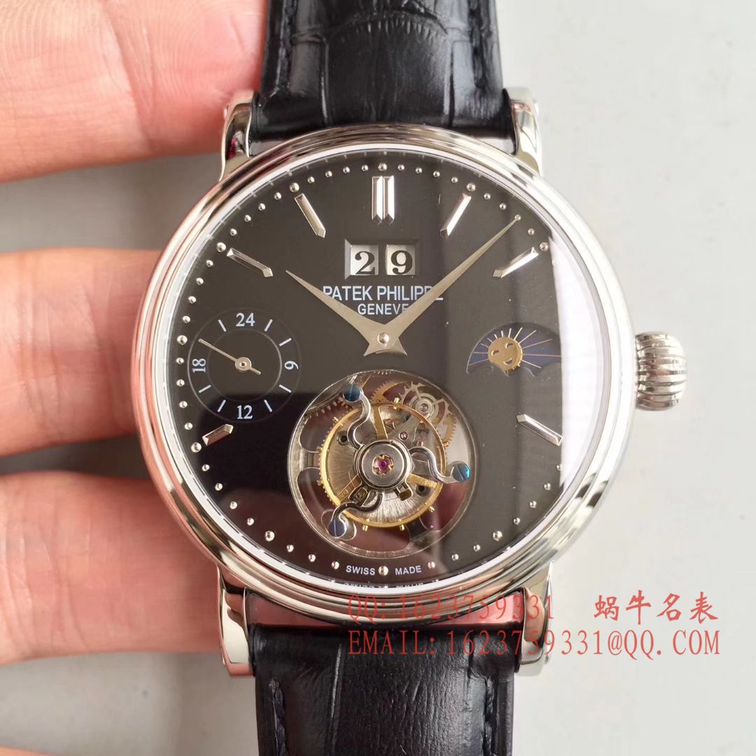 【BM一比一超A高仿手表】 PATEK PHILIPPE 大日历月相 Tourbillon  wrist watch  / BD144
