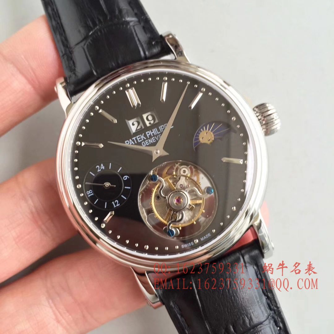 【BM一比一超A高仿手表】 PATEK PHILIPPE 大日历月相 Tourbillon  wrist watch  / BD144