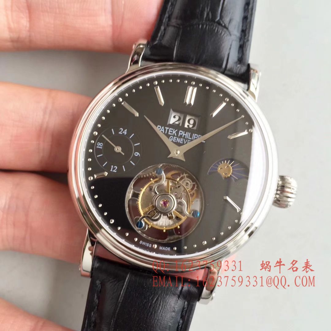 【BM一比一超A高仿手表】 PATEK PHILIPPE 大日历月相 Tourbillon  wrist watch  / BD144