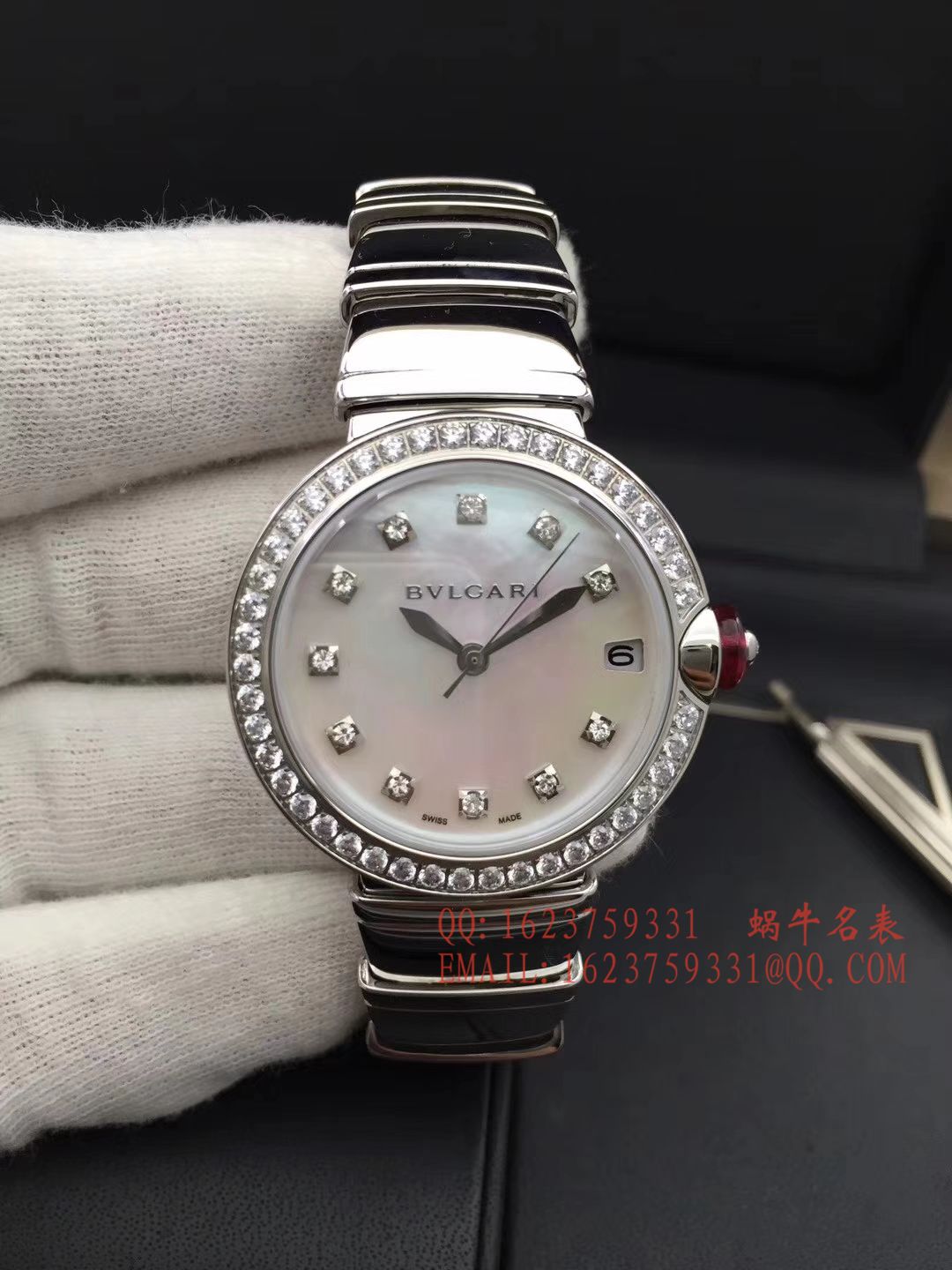【BV Factory 一比一超A精高仿手表】 BVLGARI LVCEA系列102198 LU33WSPGSPGD/11女士 wrist watch  / BG017