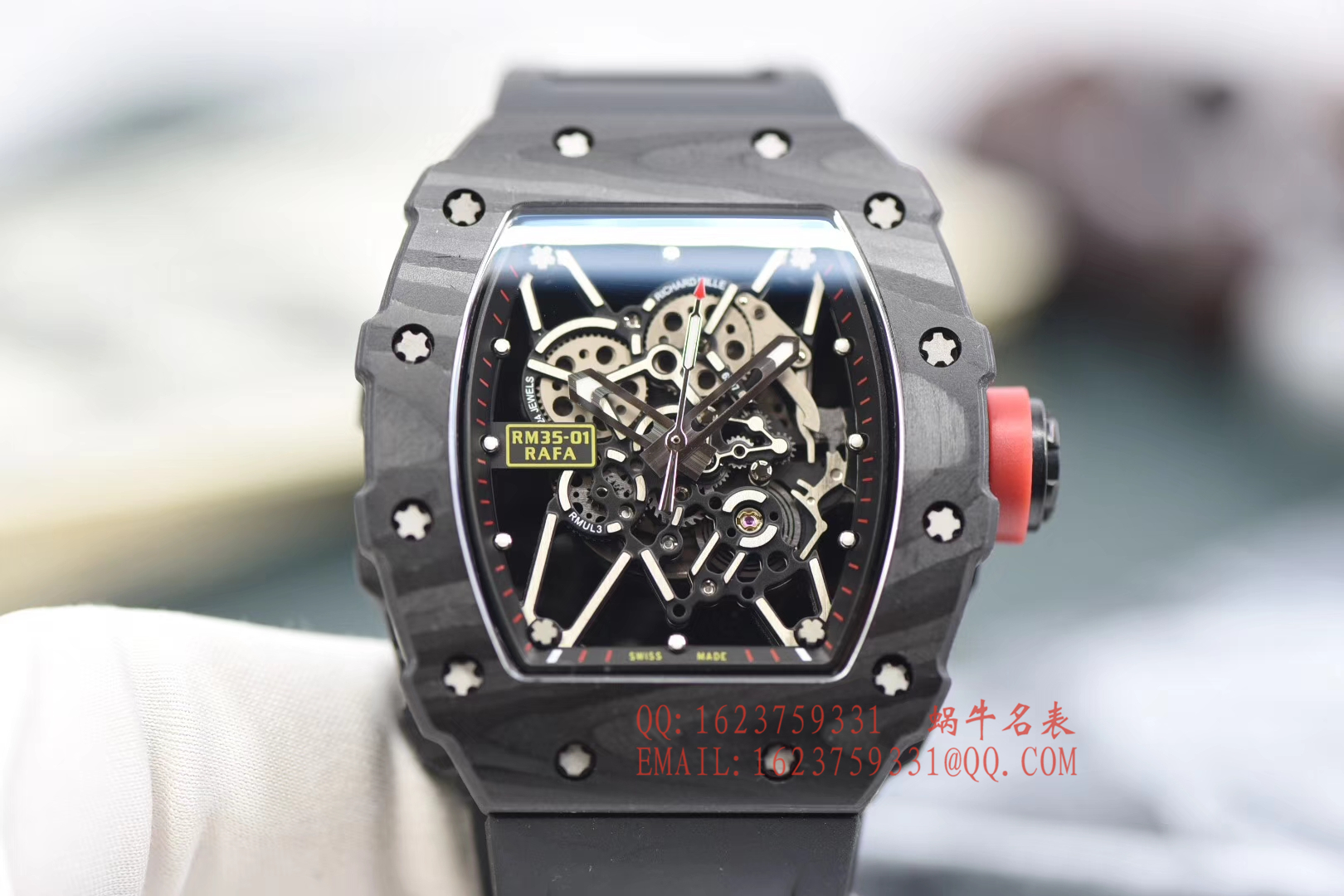 【独家 Video analysis KV一比一超A高仿手表】 RICHARD MILLE 男士系列RM 35-01 RAFAEL NADAL wrist watch  /  RICHARD MILLE RM035-01
