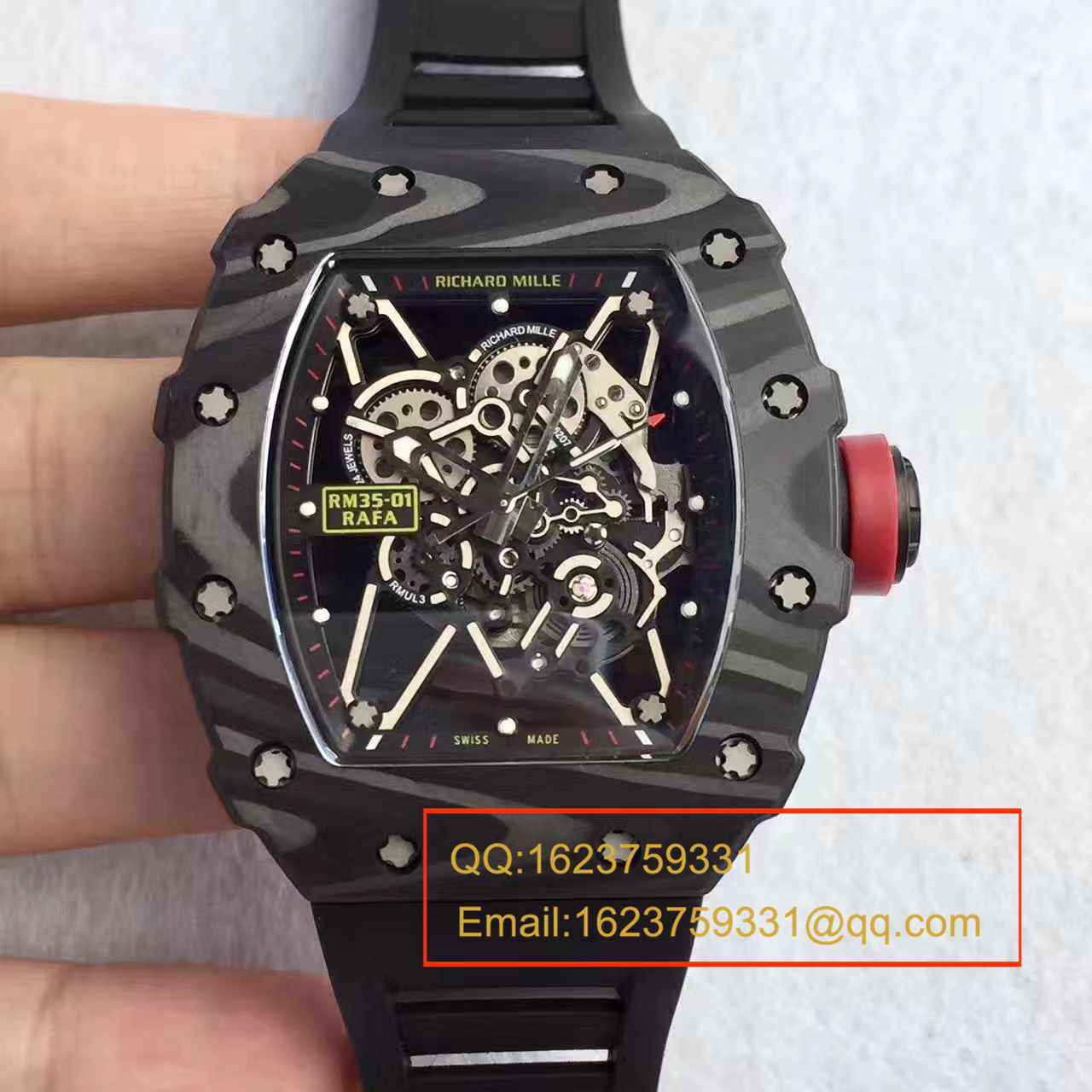 【独家 Video analysis KV一比一超A高仿手表】 RICHARD MILLE 男士系列RM 35-01 RAFAEL NADAL wrist watch  /  RICHARD MILLE RM035-01